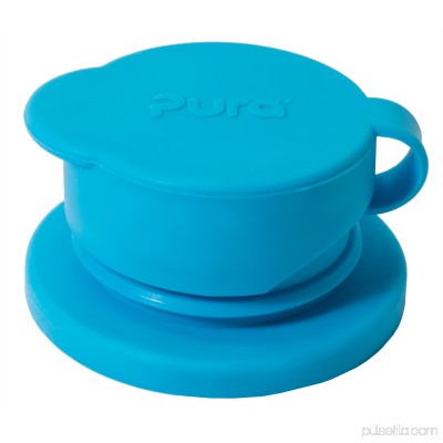 Pura Sport Big Mouth Silicone Sport Top Aqua(Plastic Free, NonToxic Certified, BPA Free) 551122151